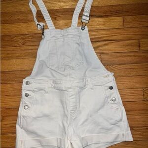 Old Navy White Women's Shorts Overalls